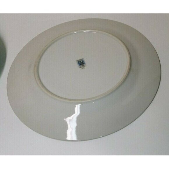 Camelot Carrousel 1315 Dinner Plates Set of 3 – 10 3/8" Japan Silver Trim Floral - Picture 4 of 5